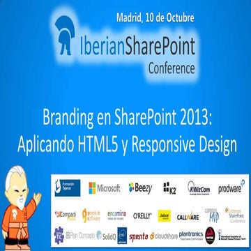 Branding en SharePoint 2013 aplicando HTML5 y Responsive Design