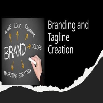 Branding  and tagline creation lesson IN FNB
