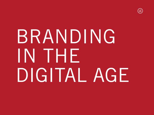 Keynote: Branding in the Digital Age