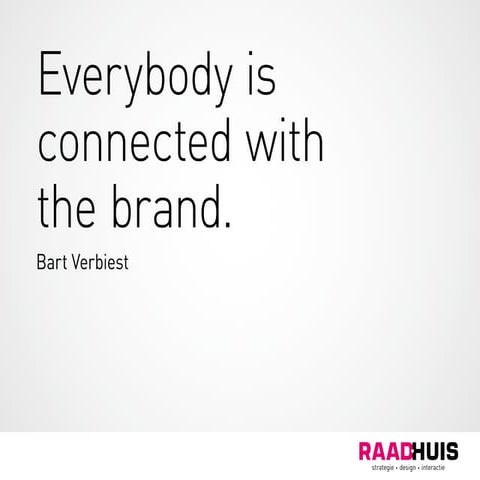 Everybody is connected with the brand