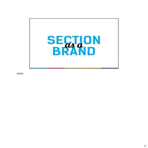 Branding an ESN section