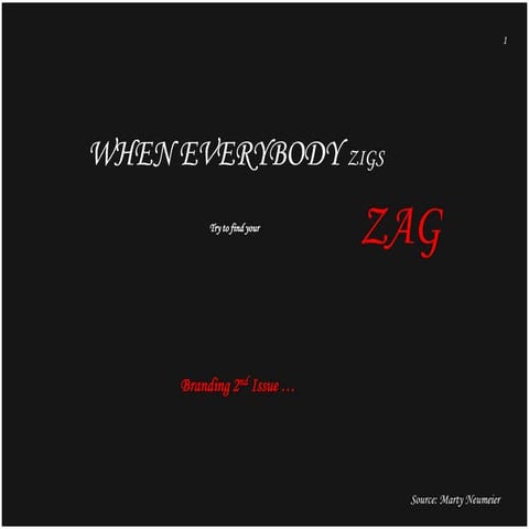 Branding -  Find Your Zag