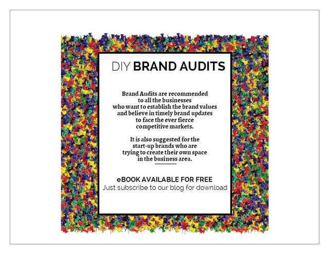 DIY Brand Audits for Startups & Entrepreneurs