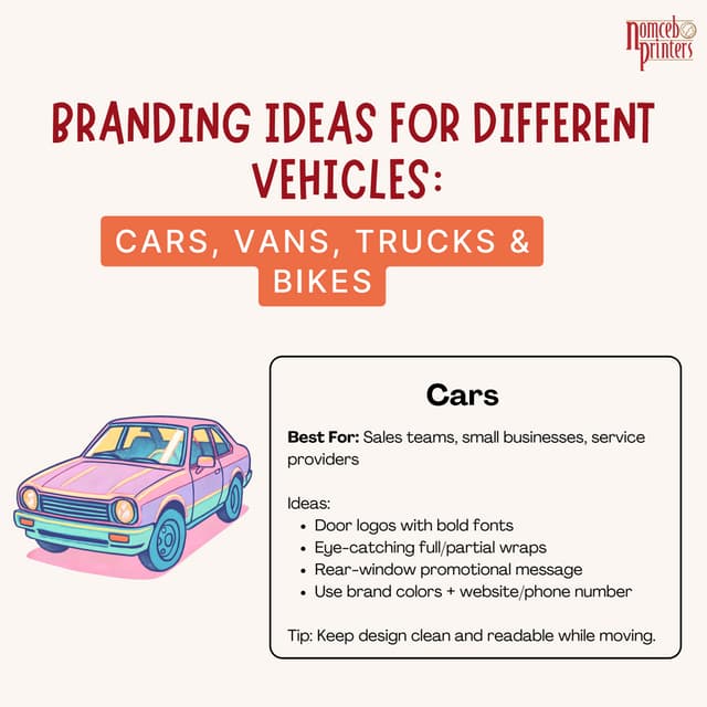 Vehicle Branding Ideas That Work for Any Business | PDF