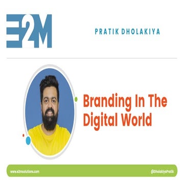 Branding In The Digital World - How To Do Company, Product & Personal Branding