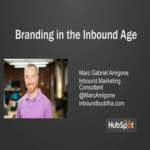 Branding in the inbound age