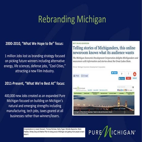 Rebranding michigan | PPT