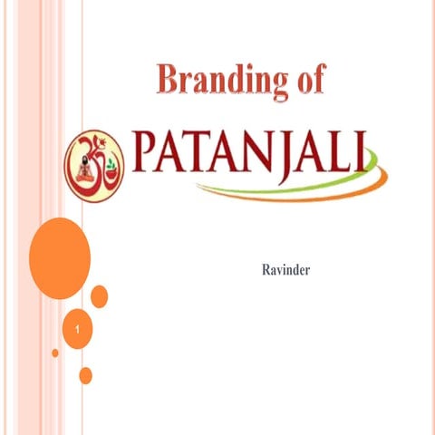 Branding of patanjali