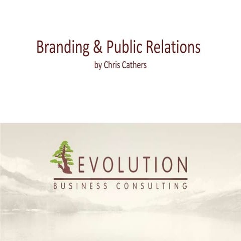 Branding & public relations presentation
