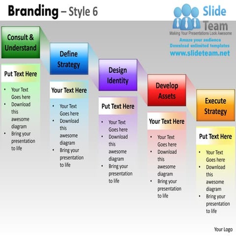 Branding style 6 powerpoint presentation slides ppt templates