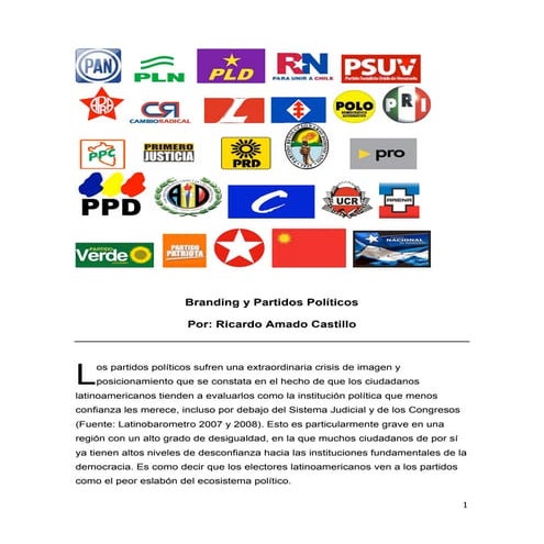 Branding y partidos políticos