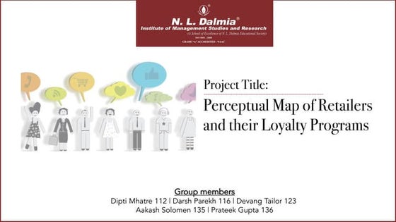 Brand Management Presentation- Perceptual map of Apparel Retailers in India