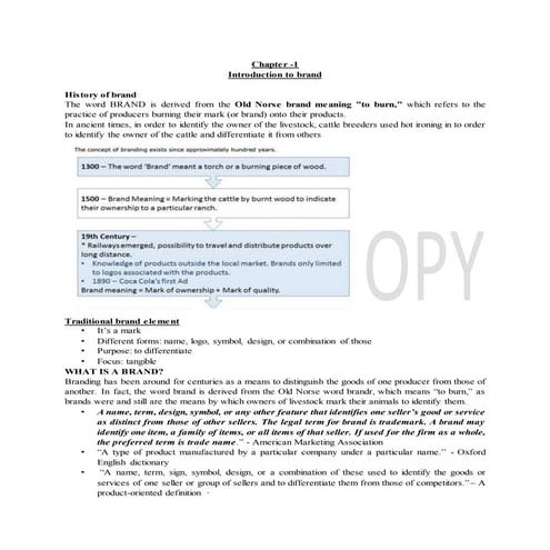 strategic brand management - Tribhuvan University MBS 4th semester