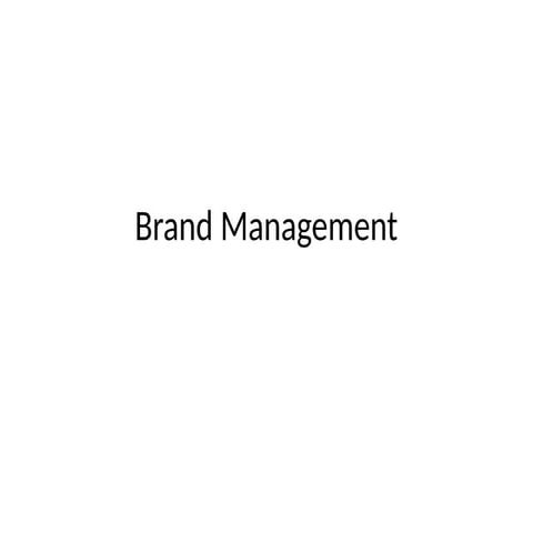 Brand Management  benefitshow powerful brand identity  unit 1.pptx