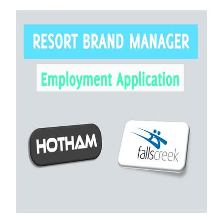 Resort Brand Manager Application