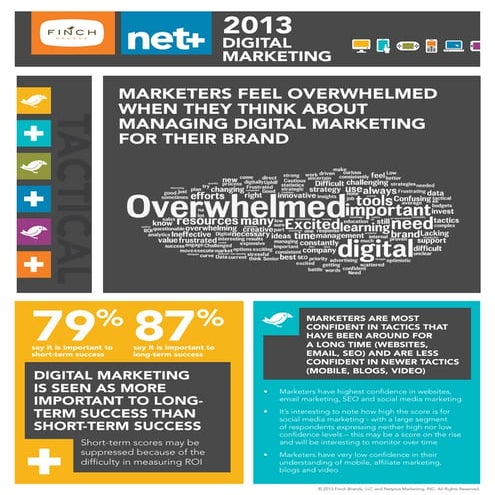 Digital Brand Marketing Survey Results (infographic)