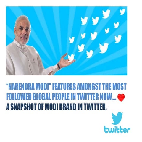 Modi’s use of social media | PDF
