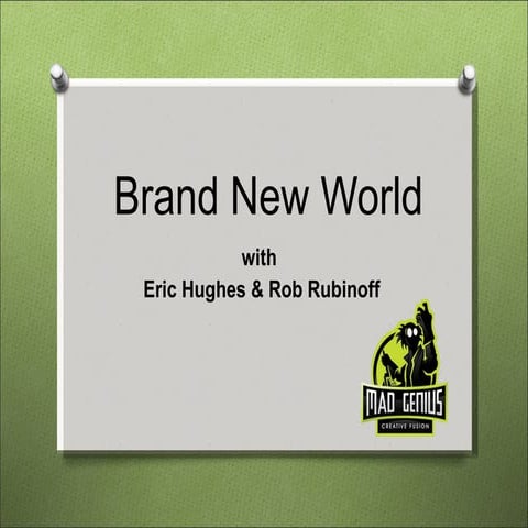 Brand New World - Mad Genius