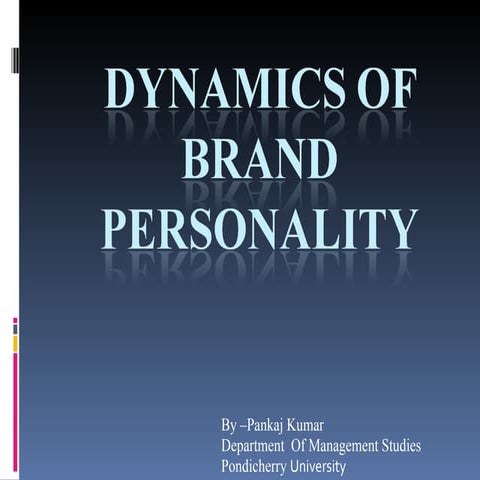 Brand personality