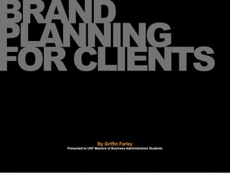 Brand Planning for Clients