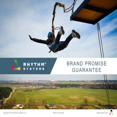 Brand Promise Guarantee Rhythm University Slideshare