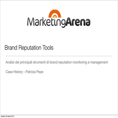 Brand reputation: case history Patrizia Pepe