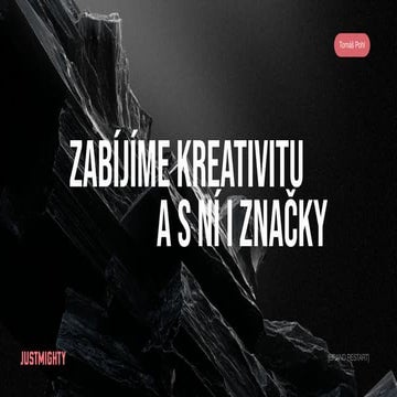 Brand Restart 2025: Tomáš Pohl - Zabíjíme kreativitu. A s ní i značky.