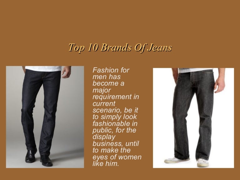 Top 10 Brands Of Jeans