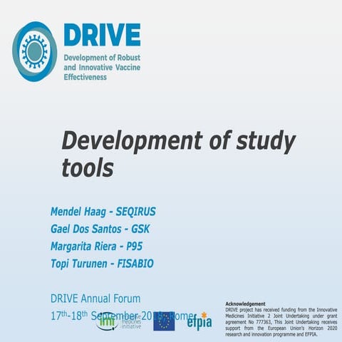 Brand specificities and study tools developed by DRIVE 