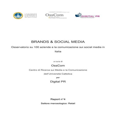 Brands & social media retail - executive summary