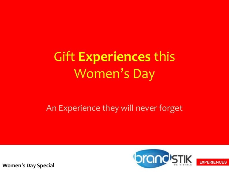 gift experiences for women