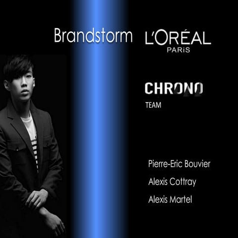 2013 L'Oréal Brandstorm presentation : France finals.  Pierre-Eric Bouvier - ...