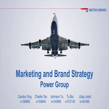British Airways - Brand strategy