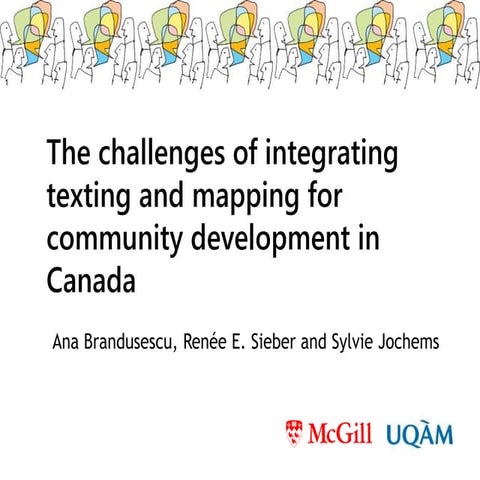 The Challenges of Integrating Mapping and Texting for Community Development i...