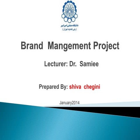 Brand value .Shiva  chegini .1