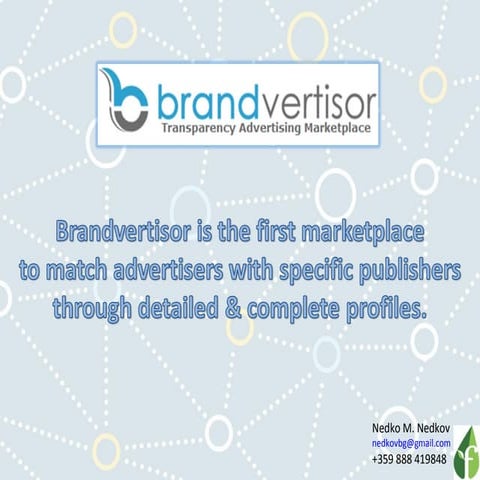 Brandvertisor #branding #advertising marketplace