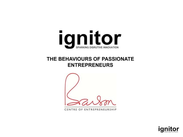 Branson Centre Passion to Profits 
