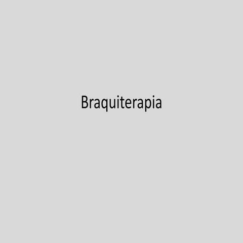Braquiterapia