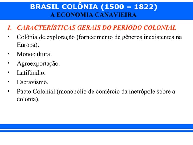Brasil colônia   completo