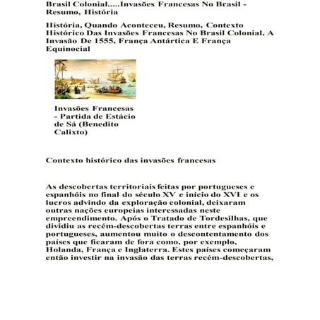 Brasil colonial 
