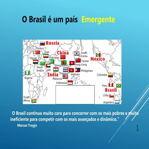 Brasil país emergente