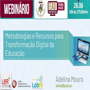 Metodologias e Recursos para Transformação Digital da Educação