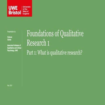 Braun, Clake & Hayfield Foundations of Qualitative Research 1 Part 1