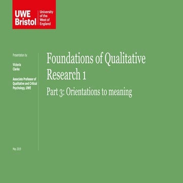 Braun, Clake & Hayfield Foundations of Qualitative Research 1 Part 3