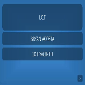 BRAYAN ACOSTA - QUIZ powerpoint presentation