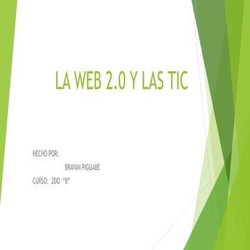 Mapa Conceptual - Web 2.0 | DOCX