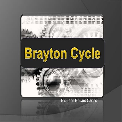 Brayton cycle