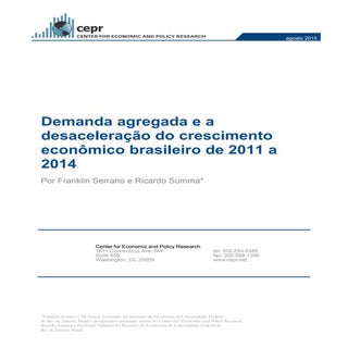 Demanda agregada e a desaceleração ...