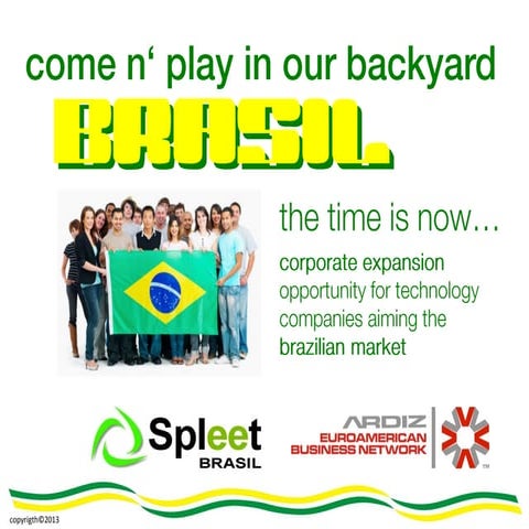 Brazil ARDIZ and SPLEET presenting: How to do Business in Brazil? English