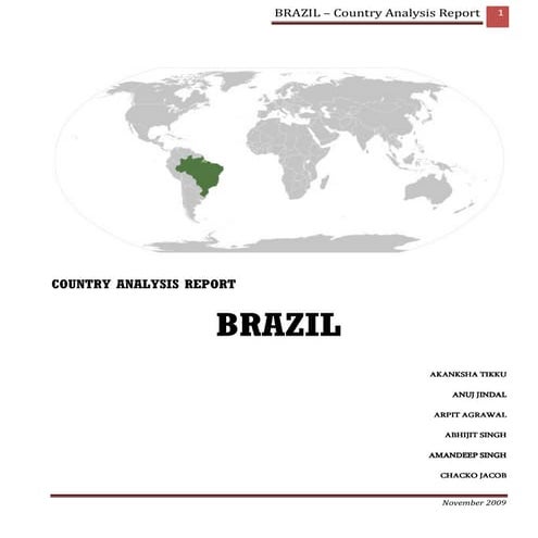 Brazil   country analysis report [team 2] 